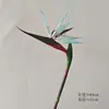 Flores Artificiales de Ave del Paraíso de Alta Calidad, Adornos, Arreglos Florales para el Hogar, Flores Falsas, Flores Decorativas para Sala de Estar, Strelitzia Reginae de Goma Suave al por Mayor