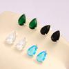 Aretes Colgantes de Plata de Ley 925 Zircón Aretes Viento Frío para Mujer 2024 Explosivos Pequeños Elegantes Moda Elegantes