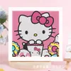 Nuevo painting de diamantes 5D DIY hecho a mano rompecabezas Kuromi pintura de pegatinas de diamantes juguete decorativo creativo al por mayor para vendedores ambulantes