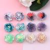 Luminoso Transparente Olfateando Rosa Hecho en casa diy Funda para Teléfono Móvil Horquilla Correa Parche Pegamento en Crema Aretes Decoraciones