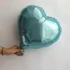 Decoración de Fiesta de Cumpleaños con Globos de Papel de Aluminio de Color Sólido Dorado y Plateado en Forma de Corazón de 18 Pulgadas, Transfronterizo, Venta al por Mayor