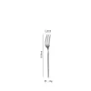 Cubiertos de estilo simple, cuchillo, tenedor y cuchara de acero inoxidable 304 con diseño de espiral, cuchillo y tenedor de bistec franceses, cubiertos de hotel estilo occidental, cuchara y tenedor