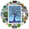 50 Novos Adesivos de Grafite Totem da Árvore da Vida Adesivos para Computador de Bicicleta Caderno Carro Elétrico Copo d'Água Adesivos Adesivos