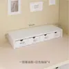 Prateleira de armazenamento de mesa de camada dupla, suporte para computador, ideal para quartos de dormitório, mesas de escritório e mesas de estudo; uma ótima atualização para espaços de trabalho de estudantes e para organizar itens