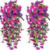 Flor de simulación transfronteriza de Amazon, flor de eucalipto, flor de seda, hogar, boda, patio exterior, colgante de pared, flor falsa de ratán.