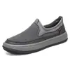 Zapatos para Hombre, Zapatos Casuales de Malla Transpirable de Primavera, Zapatos Slip-On Perezosos, Zapatos de Tela del Viejo Pekín, Suela Suave, Zapatos Cómodos de Papá, Venta al por Mayor