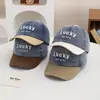 Gorra de Béisbol de Mezclilla Estilo Coreano, Gorra de Pico Casual Retro Americana, Nuevo Sombrero de Suerte para Niños de Otoño, Sombrero Transfronterizo