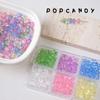 Maní Gordo Color Acrílico Cadena Colgante Accesorios DIY Cadena para Teléfono Móvil Collar Joyería Hecha a Mano Colgante Cuentas Cuentas de Maní