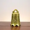 Colgante de Campana de Ocho Tesoros de Latón, Reloj Vintage del Zodiaco de Doce Signos, Campana Mágica de Cobre de los Ocho Inmortales, Carrillón de Viento de Cobre