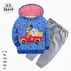 Comercio Exterior Ropa Infantil Primavera y Otoño Conjunto Infantil de Dos Piezas Material Sudadera Sudadera con Capucha Ropa Infantil para Bebés Ropa de Salida [Al por Mayor]