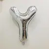 Globos de Letras de 32 pulgadas en Dorado, Plateado, Oro Rosa, Alfabeto Inglés A-Z Globo de Papel de Aluminio Decoración, Venta al por Mayor de Globos Transfronteriza