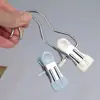 Clípe de chapéu multifuncional com gancho, clipe de armazenamento, clipe de calça, clipe doméstico sem costura, clipe à prova de vento para secar roupas e meias