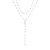 Colar Europeu e Americano Transfronteiriço Novo Dupla Camada Empilhado Estilo Férias na Praia Feminino Personalizado Casual Corrente de Clavícula Cravejada com Diamantes