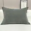 Fronha Longa de Chenille para Almofada Grande Encosto Capa de Almofada de Alta Qualidade com Enchimento
