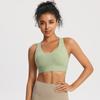 Top Esportivo Transfronteiriço Tudo-em-Um com Bojo Fixo à Prova de Choque Feminino de Alta Intensidade para Corrida e Fitness Costas Lindas Colete de Yoga