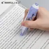 Cinta correctora retráctil nueva y elegante con recambios reemplazables, cinta correctora portátil de gran capacidad para estudiantes