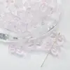 Lazo Acrílico Degradado de Dos Colores Cuentas Hecho a Mano Accesorios para Joyería DIY Gelatina Transparente Cuentas Sueltas Venta al por Mayor