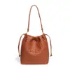 2026 Bolso Tejido Nuevo Diseño de Nicho Bolso de Mano para Mujer Bolsa de la Suerte Bolsa de Nube Bolso Cubo Casual Bolso de Hombro para Debajo del Brazo