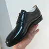 Botas de Punta Dividida Mm6 Margiela Zapatos Casuales de Caña Baja con Cordones Zapatos de Herradura para Pareja Cordones Británicos Retro Zapatos Pequeños de Cuero