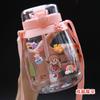 Pegatinas 3D para taza de agua, bonitas pegatinas de dibujos animados para termo, accesorios de resina estéreo, pegatinas para funda de teléfono y refrigerador.