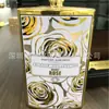 Etiquetas de Logo Metálicas de Alta Qualidade, Etiquetas Personalizadas para Perfumes e Cosméticos, Etiquetas com Processo de Estampagem Dourada, Feitas Sob Encomenda a Partir da Sua Arte