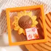 Regalo de Graduación Que Ganó el Primer Lugar: Broche Accesorio de Girasol Artificial Tejido a Mano, Regalo para Animar el Examen de Ingreso a la Preparatoria