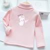 Camiseta Interior Gruesa con Forro de Felpa de Dibujos Animados para Niñas Ropa de Invierno de Felpa para Niños Mono de Felpa Cálido para Bebé Ropa Interior para Niños