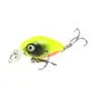 Isca Luya Mino 4,5cm/3,8g rocha pequeno gordo homem simulação isca artificial isca dura listra branca contas equipamento de pesca
