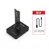 Dock de Unidade de Estado Sólido M.2 com Protocolo Duplo Leitor de SSD para Laptop Nvme/Sata Caixa de Disco Rígido Móvel USB3.2