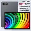 Tableta Transfronteriza P70 de 10.1 pulgadas Android 512G con WiFi y Bluetooth Tableta Fabricante Directo TK