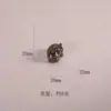 Gato Preto Pequeno Luminous 3D Cartoon Acessórios de Resina DIY Ornamento para Mesa de Carro/Escritório Pingente de Chaveiro