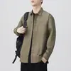 Chamarra Camisa Fina de Alta Gama para Hombre Manga Larga Primavera 2026 Nueva Ropa de Trabajo Versátil Tallas Grandes Primavera y Otoño Sensación de Alta Gama