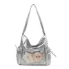 Bolsas de nicho, bolsas de gran capacidad para uso diario, bolsas de hombro y cruzadas de gran capacidad para el trabajo, mochilas escolares estilo bidimensional
