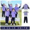 Uniformes de Jardín de Infancia, Uniformes de Primavera y Otoño, Uniformes de Escuela Primaria, Uniformes Deportivos de Algodón Estilo Colegio de Maestros para Niños de Verano
