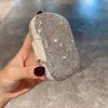 Caixa de Armazenamento Portátil Selada de Grande Capacidade, Caixa de Embalagem de Pílulas de Aparência Sofisticada Cravejada de Diamantes, Caixa de Pílulas para 7 Dias da Semana - Manhã, Tarde e Noite