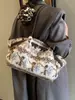 Bolsa de Felpa Transfronteriza para Mujer, Bolsa de Gran Capacidad, Nuevo Bolso Tote Versátil de Hombro y Axila para Primavera 2026 para el Trabajo y los Viajes
