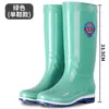 Botas impermeables engrosadas, botas de lluvia de caña alta para mujer, forradas y cálidas para invierno, altura hasta la pantorrilla, antideslizantes, botas de goma para hombre, botas de lluvia para días lluviosos