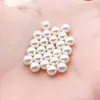 Cuentas Sueltas de Color Gradiente Iridiscente ABS de Alto Brillo Blanco Lechoso Imitación Perla para Manualidades DIY con Agujeros, Cuentas Espaciadoras, Accesorios para Joyería