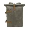 Mochila Retro de Lona Transfronteriza, Bolsa Deportiva para Exteriores y Montañismo para Hombres y Mujeres, Mochila de Viaje, Bolsa Universal para Computadora