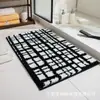 Manta de noche para dormitorio estilo Ins japonés y coreano Alfombra para sala de estar Alfombrilla para ventana salediza Alfombrilla absorbente para pies de baño Alfombrilla de suelo para baño