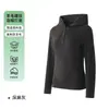 Sudadera con capucha de lana para mujer, manga larga, nuevo estilo otoño e invierno 2026, diseño elegante, top holgado estilo coreano