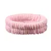 Atacado Transfronteiriço Novo Conjunto de Faixa de Cabelo e Pulseiras para Lavagem Facial Feminina, Punhos de Pulso Úmidos, Faixa de Cabelo de Pelúcia Absorvente de Secagem Rápida