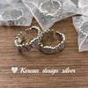 Anillo Viejo de Plata Tailandesa S925 Plata de Ley Conejo Lindo Oso de Peluche Anillo Abierto para Mujer de Dongdaemun, Corea del Sur