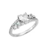 Anillo de Moda Versátil de Lujo Ligero Transfronterizo Yanbai con Forma de Corazón, Anillo Hueco de Vid de Mujer Exquisito Dulce y Elegante en Stock