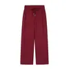 Pantalones Largos Casuales Anchos de Pierna Recta de Color Liso Pesados 350g para Otoño Nuevo, Unisex, Versátiles para el Uso Diario