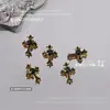 Joyería para Uñas Arte Retro Corazón Crozado Cruz Punk Viento Oscuro Diamante Brillante Cruz Decoración Metálica para Uñas 5