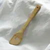 Conjunto de Utensílios de Cozinha Espátula de Bambu Atacado Frigideira Antiaderente Espátula para Cozinhar Espátula de Bambu Utensílios de Cozinha Logo Gravado a Laser