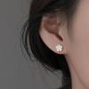 Aretes colgantes de aguja de Plata de Ley 925 para Mujer, Lujo Accesible, Versátiles, Aretes de Alta Gama, Aretes de Moda Simples para Perforación de Oreja