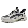 Zapatos Deportivos Casuales de Moda con Bloques de Color para Jóvenes Versátiles de Suela Gruesa que Aumentan la Altura para Hombre Zapatos de Malla Transpirables Zapatos Ligeros para Correr