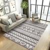 Alfombra bohemia al por mayor para sala de estar, alfombra completa para sala de té, estudio, dormitorio, alfombra marroquí para mesa de té